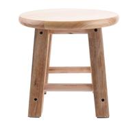 BESPORTBLE Tabouret Rond en Matériau Synthétique Antidérapant, Léger et Facile à Déplacer, Maison Salle de Bain, Hauteur 25 Cm Plusieurs Styles