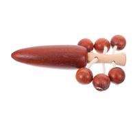 BESPORTBLE Tambour En Bois Traditionnel Pour Bébé, Instrument De Percussion Portable, à Secouer, Sécurisé Pour Tout-petit, Adapté Au Développement Sensoriel Et Moteur