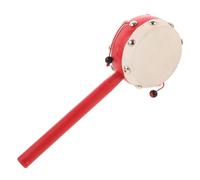 BESPORTBLE Tambourin à Hochet pour Garçon Fille Musical Plastique avec Peau de Mouton Naturelle Instrument de Percussion Éducatif pour Filles et Garçons