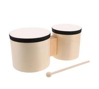 BESPORTBLE Tambours Bongos Bois Baguettes Bois Instruments de Percussion pour Éducation Musicale et Danse de Percussions Initiation pour Adultes et Fêtes