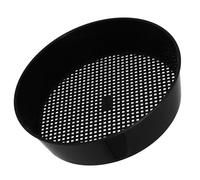 BESPORTBLE Tamis à Sol en Plastique Noir Tamis à Roches et Poussière pour Jardinage Outil de Filtration de Terre Fine pour Compost et Sable Multifonction 1 Pièce Usage Extérieur Jardin