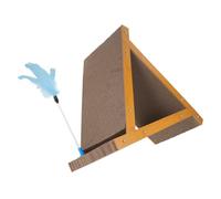 BESPORTBLE Tapis À Gratter pour Chat Grattoir pour Chaton avec Carton Réversible Tapis À Gratter pour Animaux De Compagnie Usage Domestique