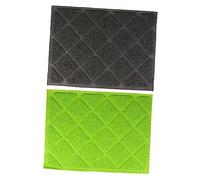 BESPORTBLE Tapis Anti-Dérapant Étanche pour Alimentation d'animaux - 2 Pièces De Tapis pour Chien Et Chat Idéal comme Litière pour Chat Et Napperon De Bol d'eau Et De Nourriture
