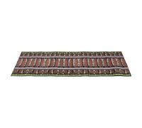 BESPORTBLE Tapis D’allée 3D en Polyester, Motif Voies Ferrées pour Noël | Décoration de Couloir, Installation Rapide, Réduit les Glissades Parquet ou Carrelage, Fêtes et Garderies