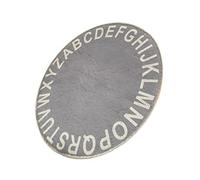 BESPORTBLE Tapis D’éveil Rond Alphabet en Coton pour Garçon et Filles Tapis de Sol Éducatif Bébé Chambre Matelassé Antidérapant Confortable