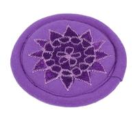 BESPORTBLE Tapis de Bol Tibétain en Coton Pourpre, Coussin Léger et Résistant pour Bol Chantant, Décoration Artisanale Bouddhiste pour Salle de Bouddha Plusieurs styles