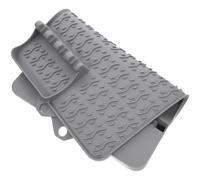 BESPORTBLE Tapis de Nettoyage en Silicone et Facile, pour Barbecue Compact | Résistant à Chaleur, Antidérapant, pour Terrasse et Voyage, Rangement Simple, Organisation sans Effort