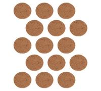 BESPORTBLE Tapis de Nidification en Fibre de Noix Naturel pour Pigeons 15 Pièces 20 Cm Épaisseur 0,3-0,4 Cm, Coussin Respirant et Solide pour Nichoirs, Doublure pour Éclosion et