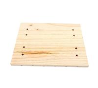 BESPORTBLE Tapis De Pied en Bois Pratique pour Animaux De Compagnie Tapis À Gratter pour Cochon Dinde Texture Lisse Facile À Utiliser