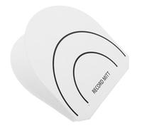 BESPORTBLE Tapis de Protection Vinyle Blanc en Carton pour Disques, Anti-Statique, Réduit Bruit et Vibrations, pour Équipement DJ Professionnel et Usage Domestique