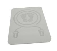 BESPORTBLE Tapis de Saut Antidérapant Tpe Matelassage Amortissant et Silencieux Tapis Sport Portable pour Corde à et Entraînement Fitness à