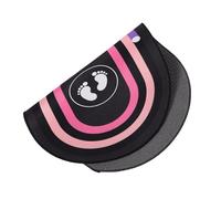 BESPORTBLE Tapis de Sol Ovale pour L'entraînement la Corde à Sauter, Léger et Portable en Polyester et Silicone, Antidérapant et Absorbant les Chocs pour Usage Intérieur et Extérieur