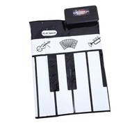 BESPORTBLE Tapis Piano Musical Noir et Blanc Tapis Clavier Multimode pour Garçon Fille Éducatif pour Apprentissage et Danse