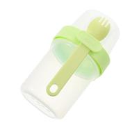 BESPORTBLE Tasse à Céréales Portable Double Couche avec Couvercle Étanche et Cuillère Pot Réutilisable pour Yaourt et Overnight Oats Déjeuner pour Garçon Fille