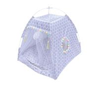 BESPORTBLE Tente De Couchage pour Animaux Maison De Sommeil Confortable pour Et Chiens Abri Respirant Et Compact pour Petits Animaux pour Intérieur Et Extérieur Modèle XL Gris avec Maille