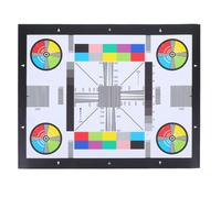 BESPORTBLE Testeur d'objectifs d' Photo : Mire de Roue chromatique, Carte d'étalonnage d'objectif, Mire de Mise au Point pour Moniteur, Accessoires de Test pour systèmes de