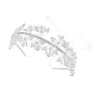 BESPORTBLE -tête De Mariée Perles Coiffe Décorative Pour Cheveux Accessoire Pour Mariage Banquet Ou Fête