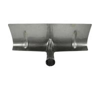 BESPORTBLE Tête de Pelle en Fer 39 CM pour Nettoyage de Fientes de Pigeons, Bêchage du Béton, Outil Multifonction pour Élevage et Jardinage