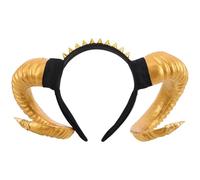BESPORTBLE -tête en cornes de bélier, tête gothique en corne de mouton, accessoires de costume d'animaux pour Halloween, Noël, cosplay, spectacle