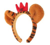 BESPORTBLE -Tête Tigre Oreilles D'Animaux Robe Chats Costumes De Bandeau Mignon Léopard Fête -Tête Oreille De Tigre Pour Fille -Tête Oreille De Tigre Dessin Animé