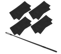 BESPORTBLE Tige de Nettoyage Traversière avec Chiffon Entretien Kit Professionnel pour Éliminer Taches et Accessoire pour Musiciens