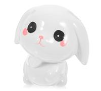 BESPORTBLE Tirelire Lapin Céramique Incassable Modèle Bunny et Décoratif Tirelire Garçon Fille et Bureau Cadeau Économies Monnaie