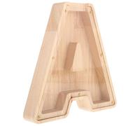 BESPORTBLE Tirelire Transparente Forme de Lettre Boîte Économie Créative et Décoration de Bureau pour Adultes et Garçon Fille