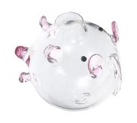 BESPORTBLE Tirelire Transparente Verre Forme De Cochon Pot De Rangement Mignon pour Monnaie Tirelire Créative pour Garçon Fille Décoratif Et Ludique