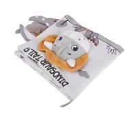 BESPORTBLE Tissu Éducatif pour Bain Interactif Apprentissage Précoce des Formes et Animaux Tactile Tissu Développement Cognitif et Émotionnel pour Nourrissons