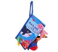 BESPORTBLE Tissu Froissé pour Garçon Fille Activités avec Dessins Animés Jouet Portable Léger pour Nourrisson