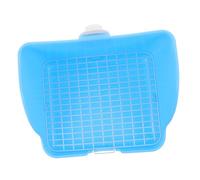 BESPORTBLE Toilette pour Animaux De Compagnie Toilettes Intérieures pour Chiens Et Cobayes Bac à Litière Portable Et Compact Bleu