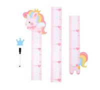 BESPORTBLE Toise de Croissance Garçon et Filles Autocollant Mural Décoratif Animal de Dessin Animé Imperméable sans Résidu Mesure Hauteur Chambre Bébé