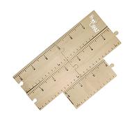 BESPORTBLE Toise En Bois Adhésive Pour Tout-petits, Tableau Mural De Croissance 60-210 Cm, Règle De Hauteur Compacte, Décor Chambre Garçon Et Filles, Mesure Évolutive,