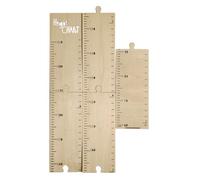 BESPORTBLE Toise Murale Adhésive Règle de Hauteur pour Garçon Fille Chartre de Murale Facile à Appliquer pour Chambre Denfant