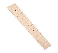 BESPORTBLE Touche Bois pour Ukulélé Érable Remplaçante avec Incrustations Noires Accessoire pour Guitare Folk Facile à Installer et Durable