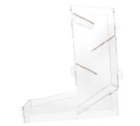 BESPORTBLE Tour De Dés Transparente pour Jeu De Société Distributrice Portable Pratique Kit De Jeu avec Capacité Spacieuse pour Lancer Dés