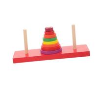 BESPORTBLE Tour de Puzzle en Bois 1 Set, Jeu de Empiler Éducatif