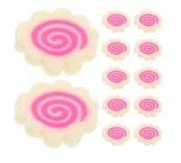 BESPORTBLE Tranches de Poisson Miniatures 1 Cm en Argile Souple Japonaise 60 G pour Décorations Alimentaires Artisanales, Accessoires Maison Miniature, Fournitures DIY Nail Art et Loisirs