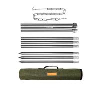 BESPORTBLE Trépied Support Camping D'aluminium en Alliage Réglable et Démontable Pratique et Léger pour Barbecue Extérieur Plein Air