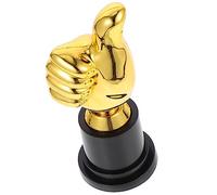 BESPORTBLE Trophée du Pouce d'or : Mini Trophée en Plastique Prix du Pouce Levé Trophée Drôle De 5 Pouces pour Concours De Jeu D'équipe 1 Pièce