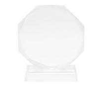 BESPORTBLE Trophée vierge en cristal transparent - Trophée de récompense - Trophée de football pour enfants - Trophée amusant - En verre de cristal délicat - Médaille pour enfant