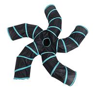 BESPORTBLE Tunnel Interactif pour Chat À 5 Voies Tube De Jeu Pliable pour Animaux De Compagnie Jeu Amusant Et Peu Encombrant pour Chats