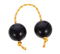 BESPORTBLE Œuf Musical Plastique à Percussion pour Garçon Fille Shaker Sable Éducatif Précoce Coordination Main et Ludique Diamètre Noir