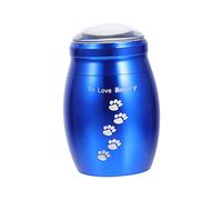 BESPORTBLE Urne Funéraire pour Animaux Acier Inoxydable Durable Urne Commémorative pour Cendres de Chien Réservoir pour Crémation Design Simple et Souvenir pour Animaux de Compagnie