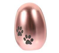 BESPORTBLE Urne Funéraire pour Chat en Métal Porte-Cendres Portable Couleur Or Rose