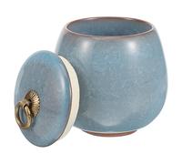 BESPORTBLE urne pour Animaux de Compagnie Chien Mini Patte urne pour Cendres humaines Homme Pot ceramique Pot céramique Urnes pour Chats Petite urne pour Les Cendres Urnes Souvenir Sky-Blue
