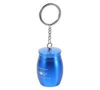 BESPORTBLE Urne pour Animaux De Compagnie Urne Souvenir pour Animaux De Compagnie Accessoires Lit pour Chien Couronne Trousse Jouets Urnes Corbeille Transporteur Sec Blue Alliage D'aluminium