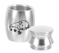 BESPORTBLE Urne pour Animaux De Compagnie Urnes Porte-Cendres Commémoratif Humain Urne pour Petits Animaux Épilateur pour Chien Pierre Commémorative pour Animaux De Compagnie Silver Alliage