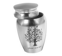 BESPORTBLE Urne pour Cendres de Petit Animal Aluminium avec Couvercle Étanche Urne Souvenir pour Chats et Chiens Contenant Commémoratif Compact et Solide Coffret Mémoire pour Animaux de