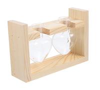 BESPORTBLE Vase À Bulbes en Verre avec Support pour Plantes Vivantes pour Terrarium Décoration Dintérieur